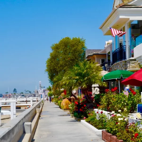 Balboa Island Houses Boardwalk